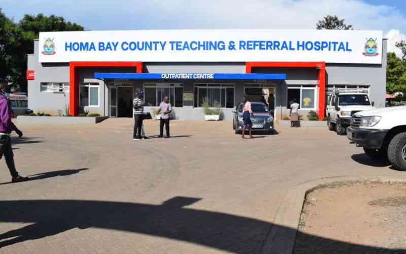 Patients in Homa Bay to face tough times as doctors down their tools