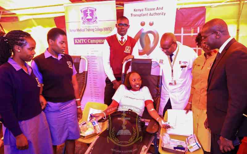 Charlene Ruto unveiled as blood ambassador, vows to intensify donation drive