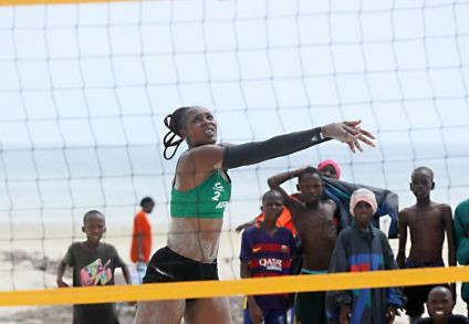 Life is a beach for volleyball duo Brackcides and Makokha