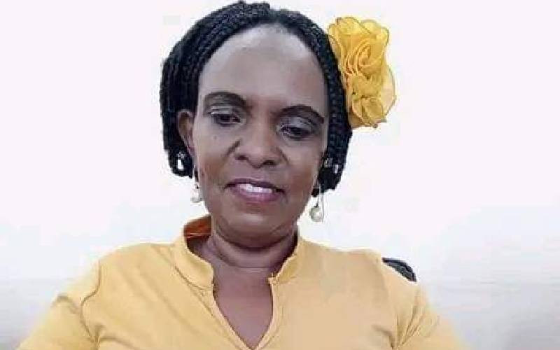 Gladys Chania in court for husband's murder probe