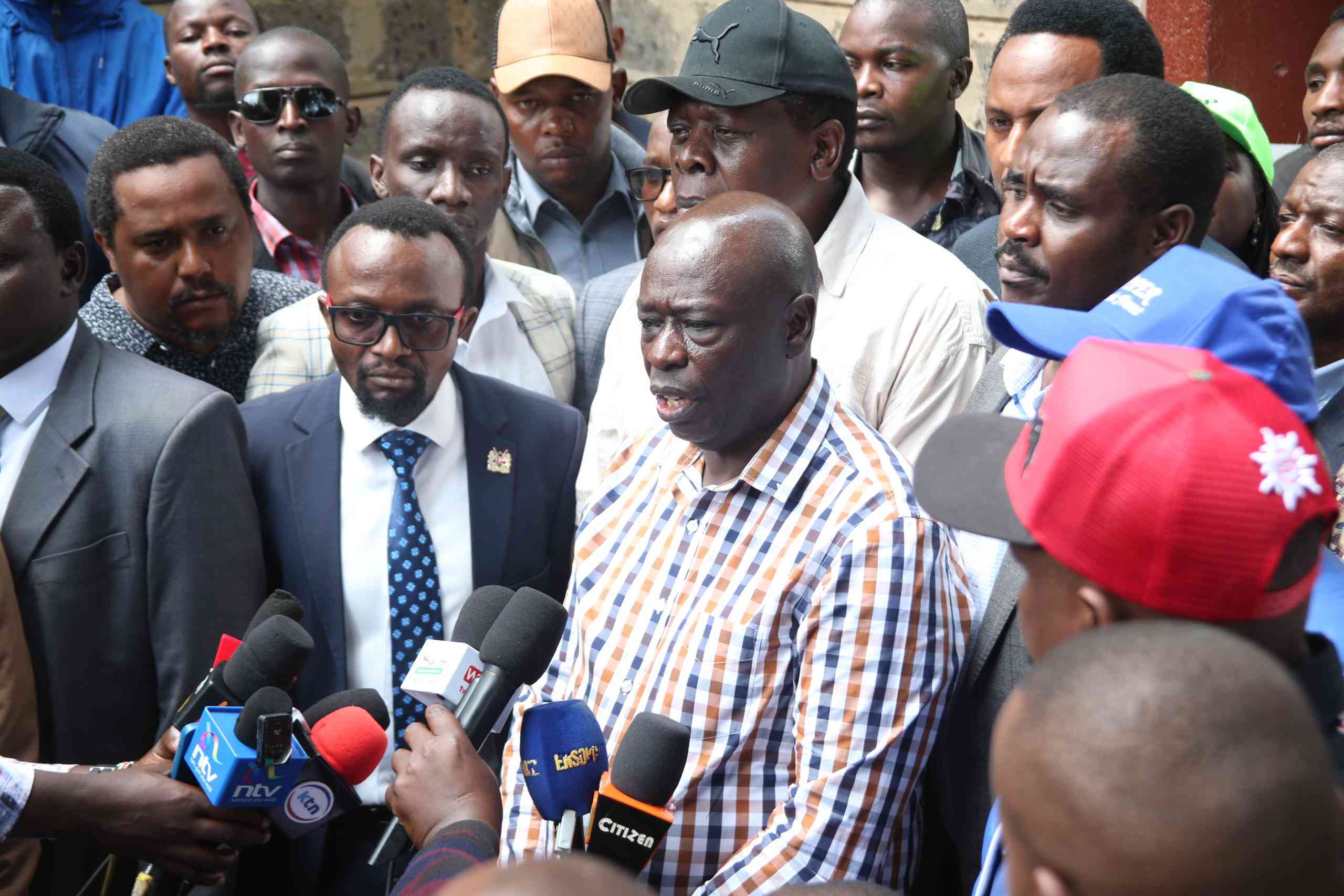 Viongozi wakuu wa muungano wa upinzani wamshutumu Inspekta Jenerali wa Polisi Douglas Kanja