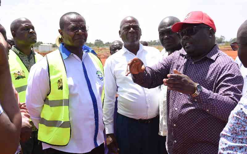 Busia county begins construction of two markets