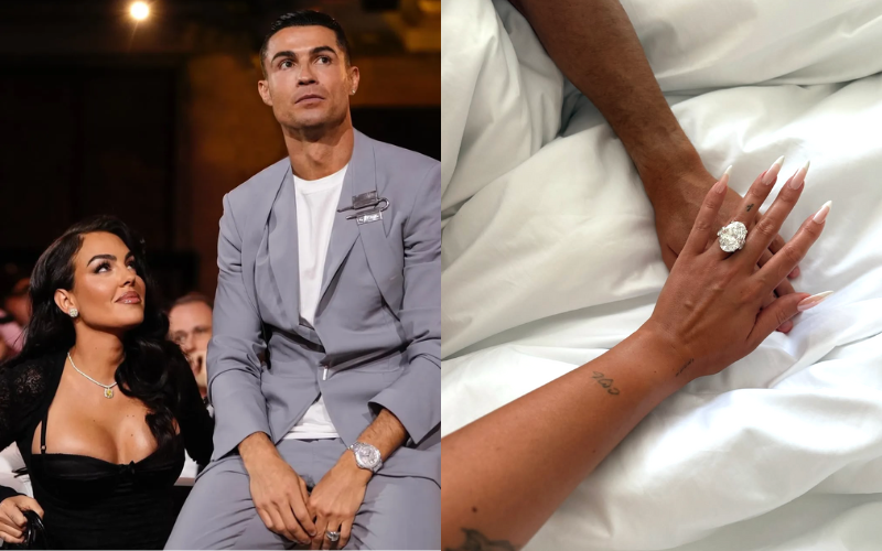 Christiano Ronaldo's lover Georgina Rodriguez shows off Sh258 million diamond engagement ring: 'Yes I do'