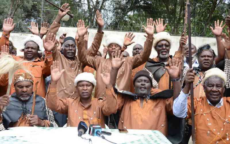 Kikuyu council of elders backs state's war on illicit brew