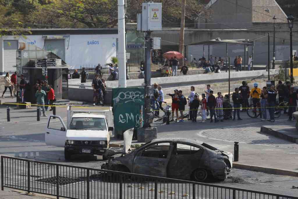 Football matches cancelled in Mexico over unrest after killing of drug kingpin El Mencho