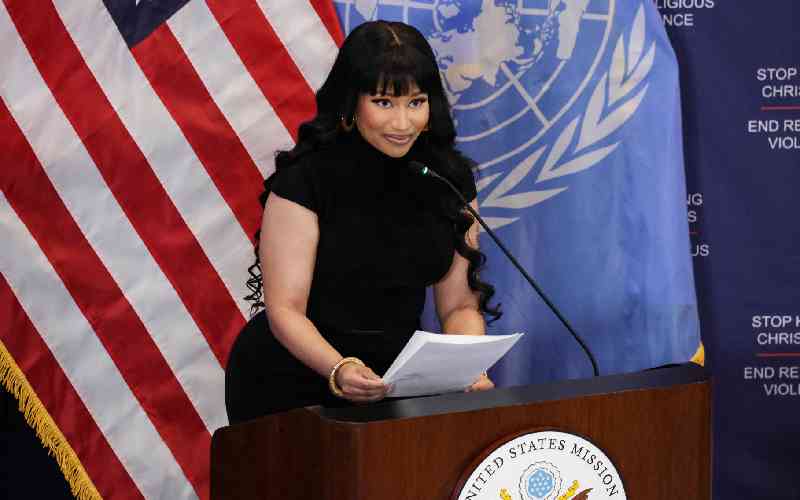 Nicki Minaj calls for global action over alleged persecution of Christians in Nigeria in UN address