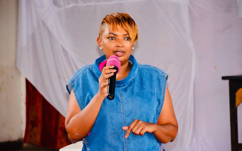 Karen Nyamu speech overpowered by 'Wantam' chants during endometriosis event