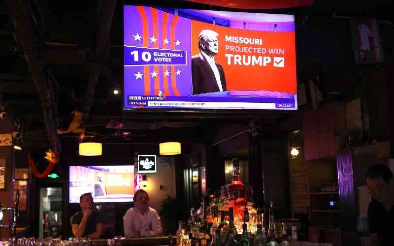 Trump at 227 electoral votes, Harris at 172: US media