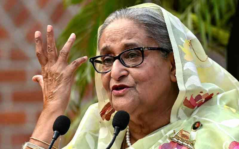 Fugitive Bangladesh ex-PM still casting a shadow