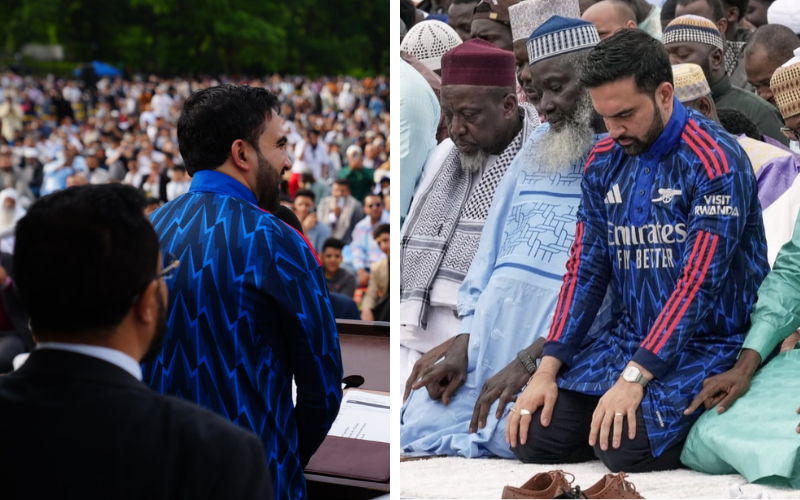 New York Mayor Zohran Mamdani turns heads in Arsenal-themed Eid attire