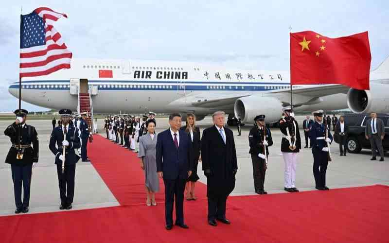 Xi lands in US for state visit, greeted by Trump at airport