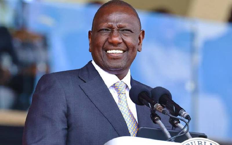 Ruto Dares Opposition as he inspects development projects