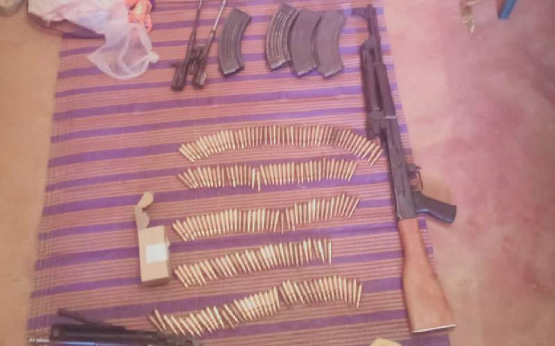 Five held as weapons discovered in transport bus in Mandera