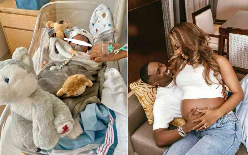 Juma Jux and wife Priscilla Ojo welcome baby boy in Canada
