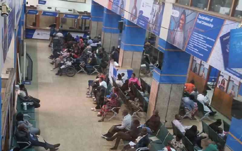 Systems breakdown leaves frustrated Kenyans stranded at Immigration