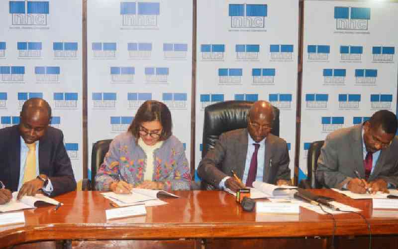 NHC signs Sh7 billion funding for Water Front City housing project