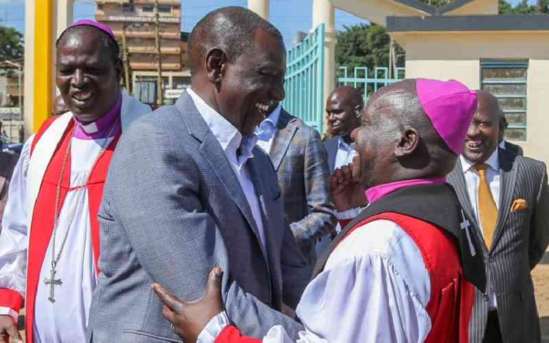 Ruto tells wrangling ACK Mt Kenya West clerics to make peace