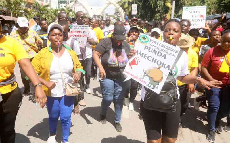 Over 4000 ECD teachers in Taita Taveta  go on strike over pay delays