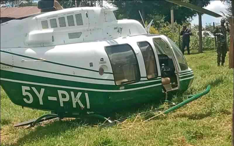 Transport CS Murkomen unhurt in chopper crash