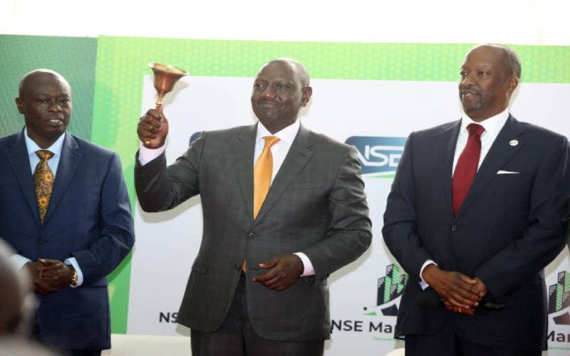 Ruto: We'll add 10 more companies to NSE in next 12 months