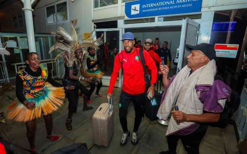 Morocco jets in ahead of  CHAN 2024