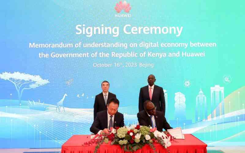 Kenya partners with Huawei to drive digital transformation agenda