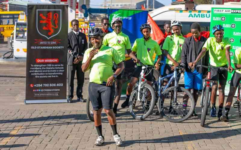 Starehe Boys take on 1,100 Km ride to raise Sh10 Million for education