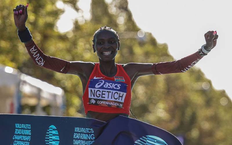 Ng'etich wins gold in Copenhagen