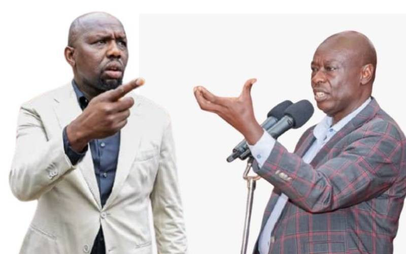 Gachagua, Murkomen trade barbs in Ol Kalou campaign