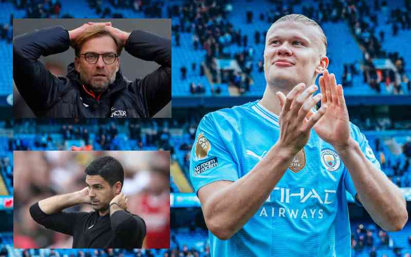 Advantage Man City in the Premier League title race after losses for Arsenal and Liverpool