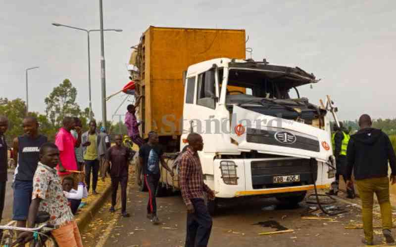 Questions raised after Nyamasaria overpass turns into a death trap for truckers