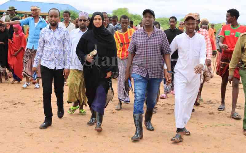 Wajir South MP, Heritage PS tour areas ravaged by floods