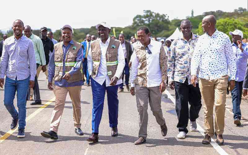 Ruto in Ukambani: Don't be stuck in the opposition, president tells residents
