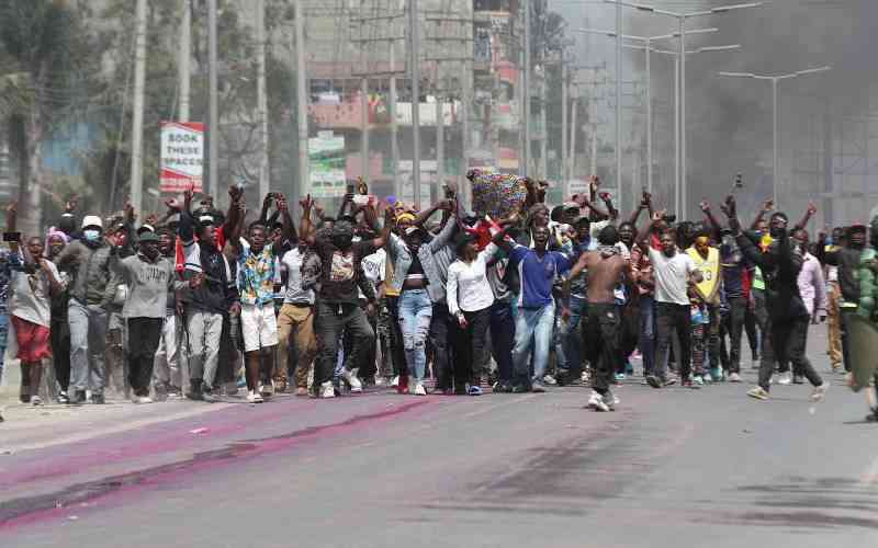 Protests victims long wait for compensation as court stalls process