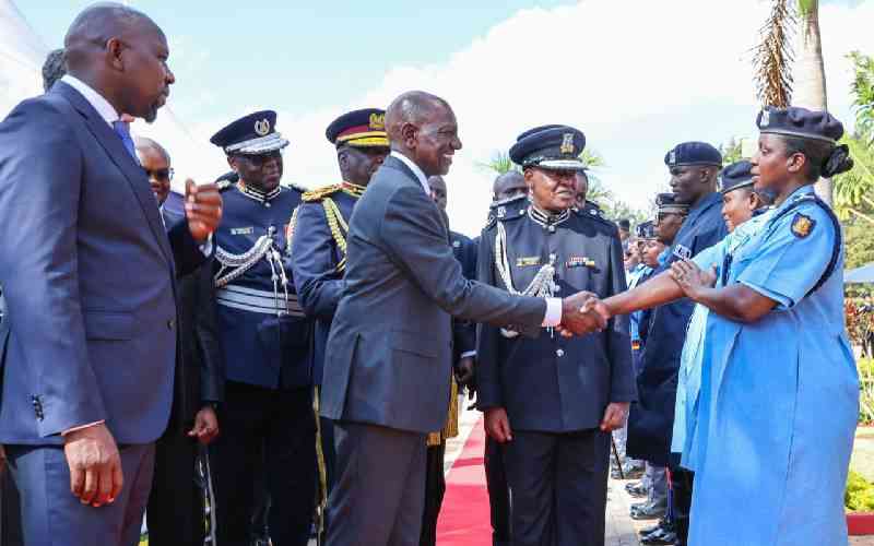 We are implementing police reforms taskforce report, Ruto says