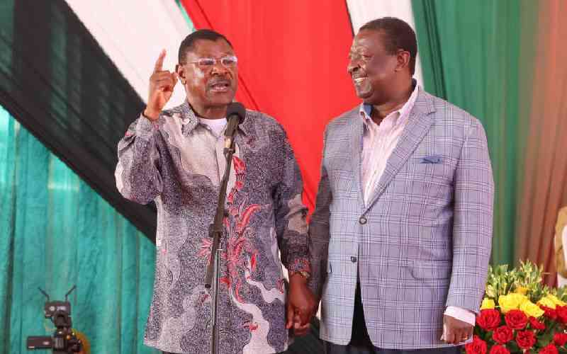 Powerful yet powerless: Mulembe revolt tests Mudavadi, Wetang'ula grip on Western