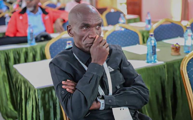 Kipchoge urges corporates to continue supporting sports