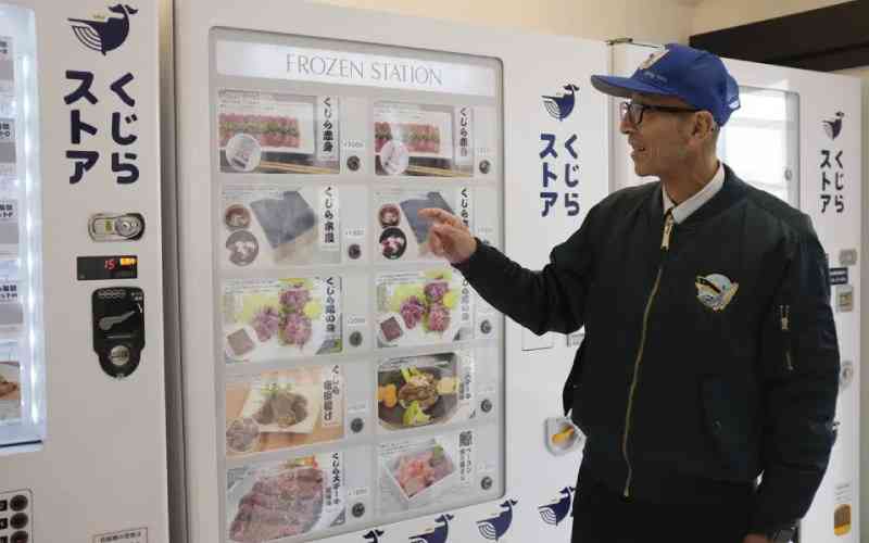 Japan launches whale meat vending machines to promote sales