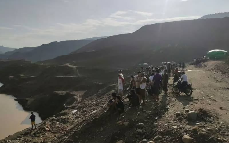 At least 25 missing after Myanmar jade mine landslide