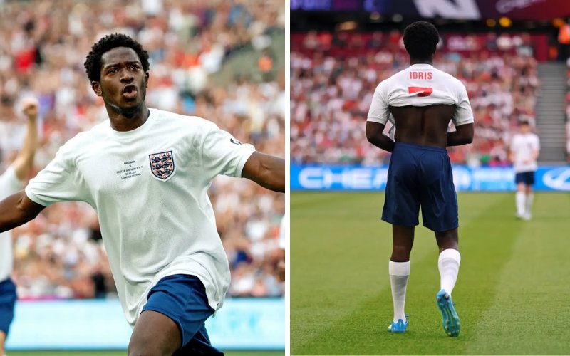 Actor Damson Idris wows fans with surprise football skills in London