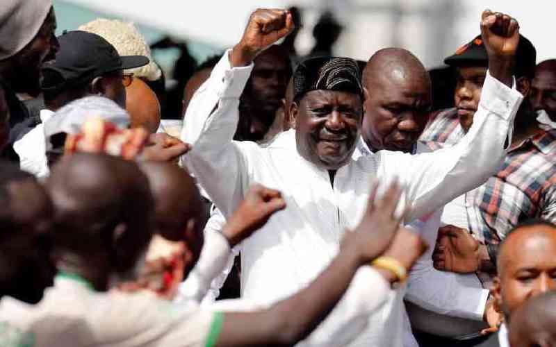 I don't regret my life, Raila said