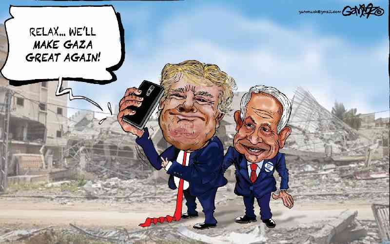 Trump rebuilding Gaza...