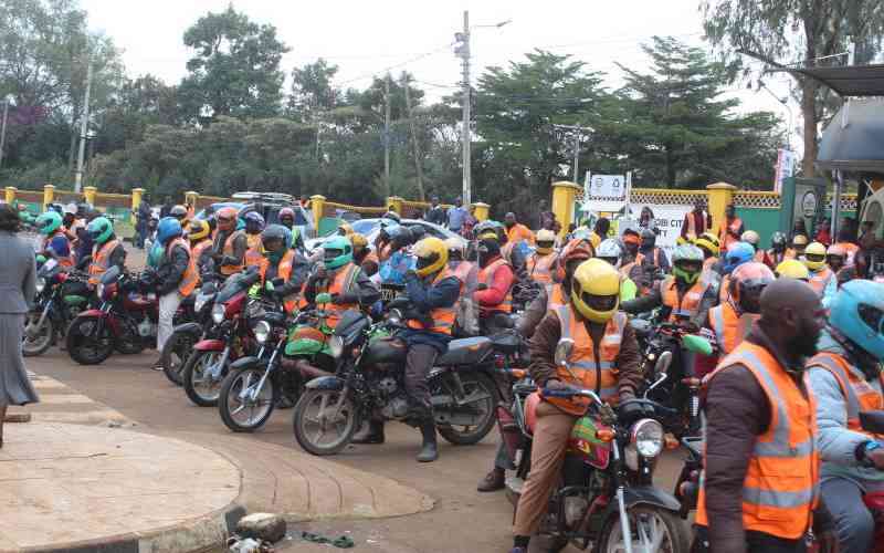 Matatu operators want boda boda riders tamed, fault CSs for silence