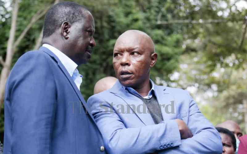 Raila endorses Maina Njenga for Laikipia Senate seat