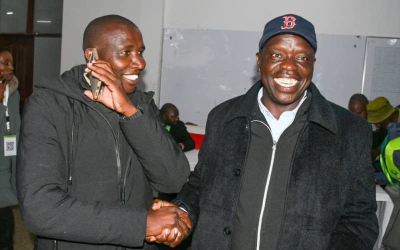 Emurua Dikirr rivals meet at the vote tally