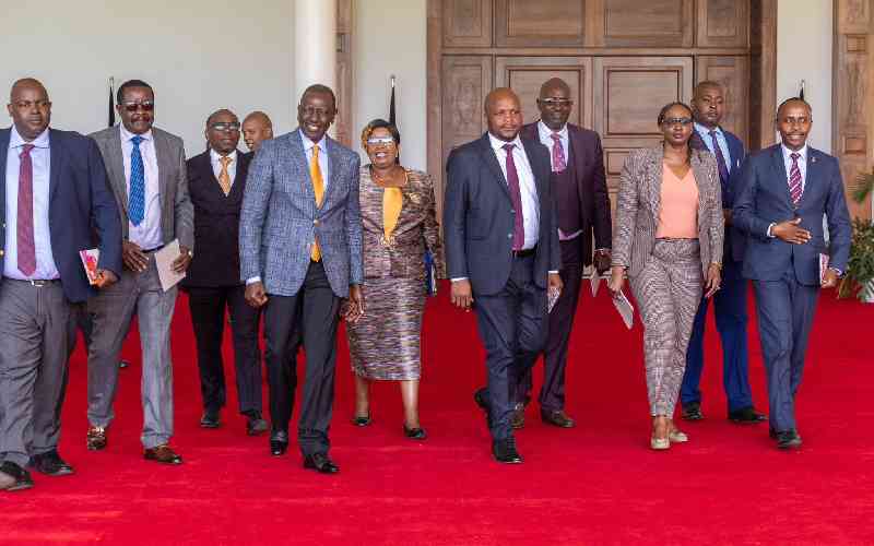 Ruto meets divided Nairobi lea...