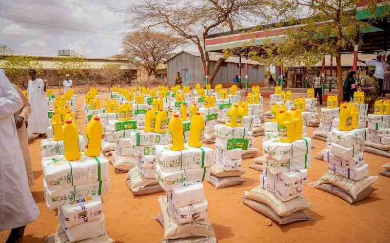 10,000 households receive food, water in drought hit in Mandera county