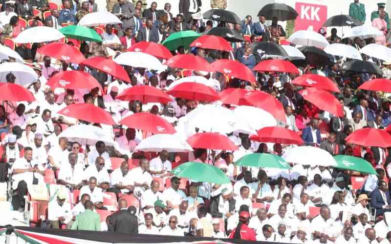Kenyans mark the 63rd Mashujaa Day with pomp and colour in Eldoret