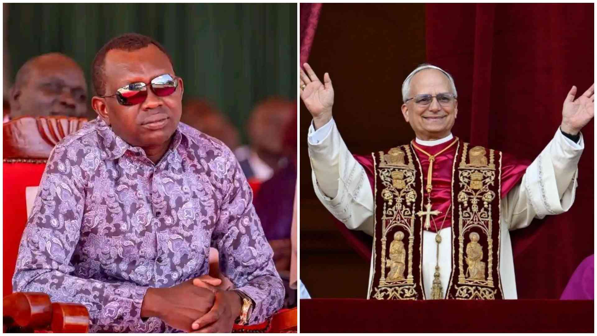Kenyans tear into Oscar Sudi's congratulatory post to Pope Leo XIV, say it's AI-generated