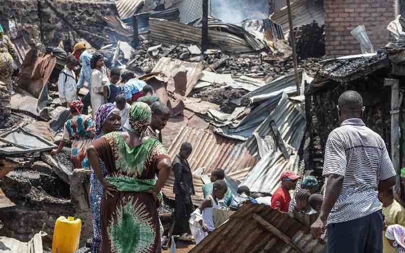 DR Congo school fire leaves at least 14 children dead